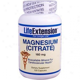 Life Extension's Magnesium Citrate 160mg 100caps