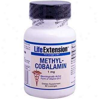 Life Extension's Methyl Cobalamin 1mg 60lzgs