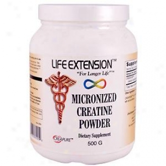 Life Extension's Micronized Creatine Powder 500gm