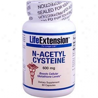 Life Extension's N-acetyl Cysteine 600mg 60caps