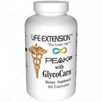 Life Extension's Peak Atp W/ Glycocarn 60tabs