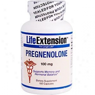 Life Extension's Pregnenolone 100mg 100ccaps