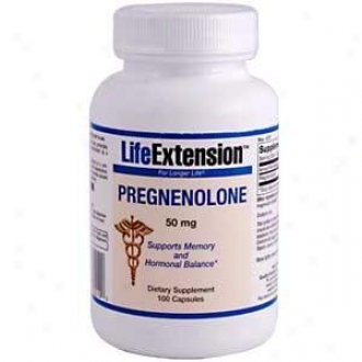 Life Extension's Pregnenolone 50mg 100caps