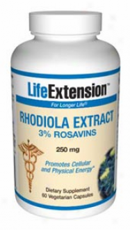 Life Extension's Rhodiola Extract (3% Rosavins) 250mg 60vcaps