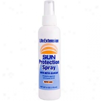 Life Extension's Sun Protection Spray W/ Beta Glucan 6oz