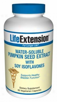 Life Extension's Water-soluhle Pumpkin Seed Extract 60vcaps