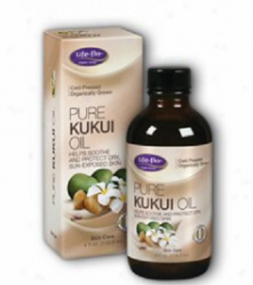 Life Flo's Pure Kjkui Oil For Peel 4oz