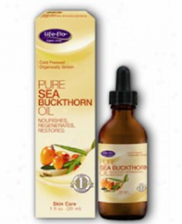 Life Flo's Pure Sea Buckthorn Oil 1 Fl Oz