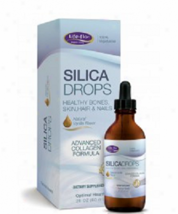 Life Flo's Silica Drops Advanced Collagen Formula 2oz