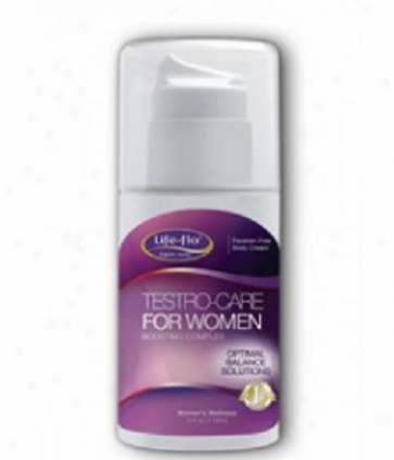 Life Flo's Testo-care For Women Body Cteam 4oz