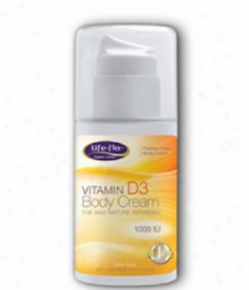 Life Flo's Vitamin D3 Body Cream 1000iu 4oz