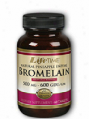 Lifetime's Bromelain Natural Pineapple Enzyme 60tabs