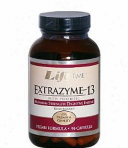 Lifetime's Extrazyme-13 With Probiotic 90caps