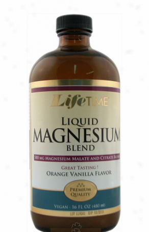 Lifetime's Liquid Magnesium Blend Orange Vanilla 16oz