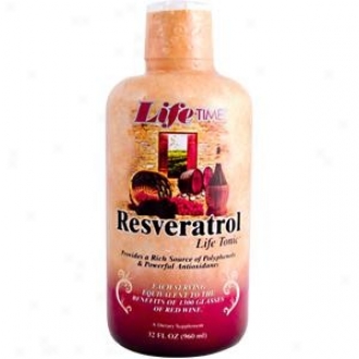 Lifetime's Resveratrol Life Tonic 32oz New