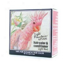Light Mountain's Hair Color & Conditioner Light Red 4oz