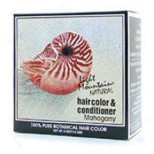 Light Mountain's Hair Color & Conditioner Mahogany 4oz