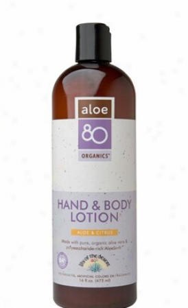 Lily Of The Desert's Aloe 80 Organics Citrus Hand & Body Lottion 16oz