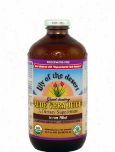 Lily Of The Desert's Aloe Vera Juice Prwservative Free 32oz