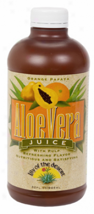 Lioy Of Th Desert's Orange/papaya Juice 32oz