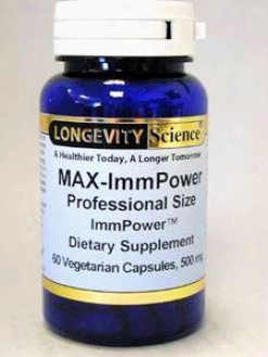 Longdvity Science's Immppower Ahcc 500 Mg 60 Vcaps