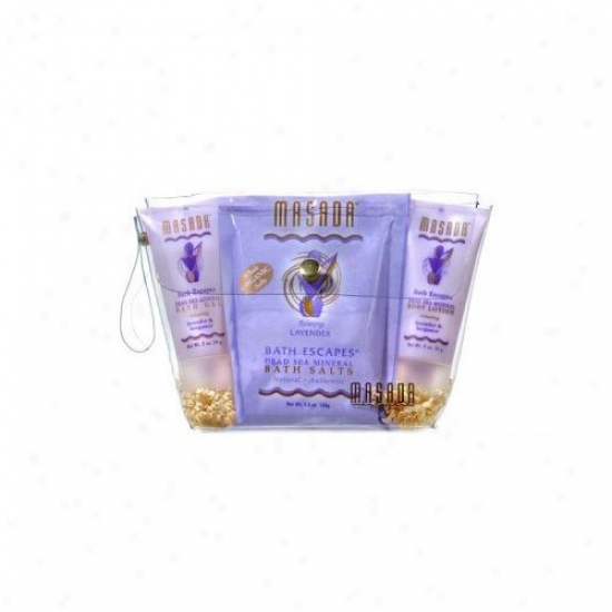 Masada's Bath Lavender & Bergamot 3pcs