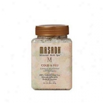 Masada's Herb Spa Cold & Flu Whole Organic Salts 16oz