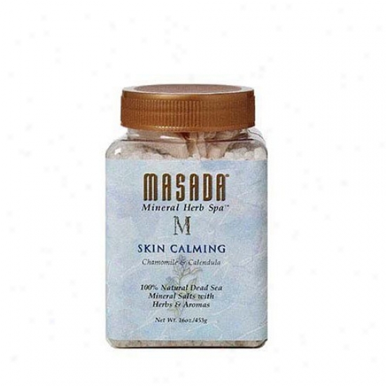 Masada's Herb SpaS kin Calming Whole Organic Salts 16oz