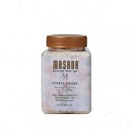 Masada's Herb Spa Stress Relief Bath Salts 16oz