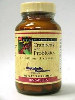 Metabolic Maintenance Cranberry W/ Porbiotic 100 Caps