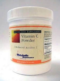 Metabolic Maintenance Vitamin C Powder - Reduced Acidity 1 Lb