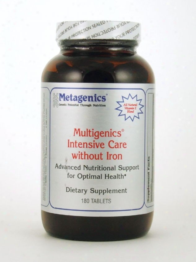 Metagenics Multigenics Intensive Care No Fe 180 Tabs