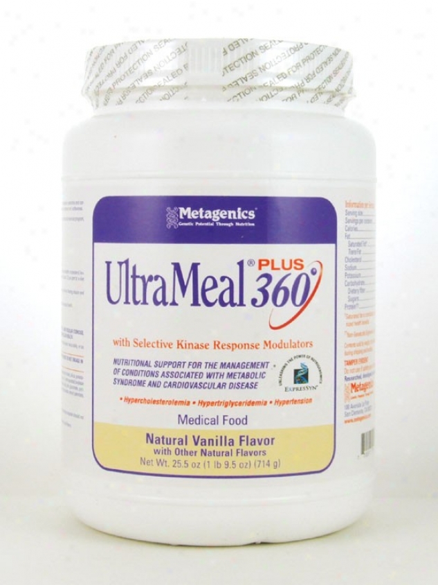 Metagenics Ultrameal Plus 360/soy Vanilla 25.7 Oz