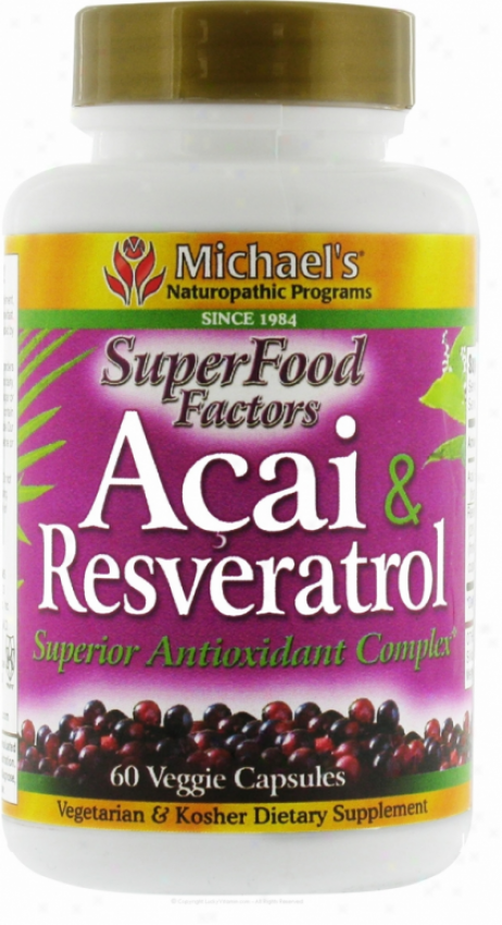 Michael's Acai & Resveratrol 60 Vcqps