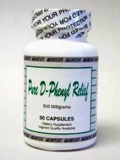 Montiff's Pure D-phenyl-relief 500 Mg 50 Caps