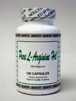 Montiff's Pure L-arginine Hcl 500 Mg 100 Caps