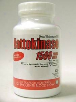 Mucos Pharma's Nattokinase 1500 75 Mg 120 Tabs