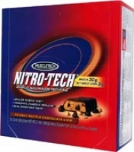 Muscletech's Nitro-bar Peanut Butter Chocolate Chip 12 Bar