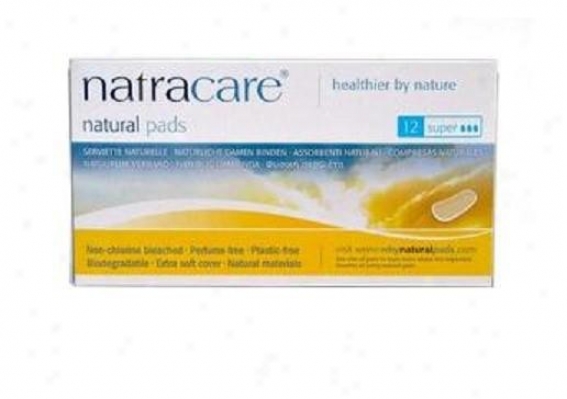 Natracare's Cool Comfort Super 12pads