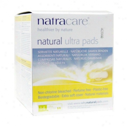 Natracare's Grow ~ Comfort Ultra W/ Wings 14pads