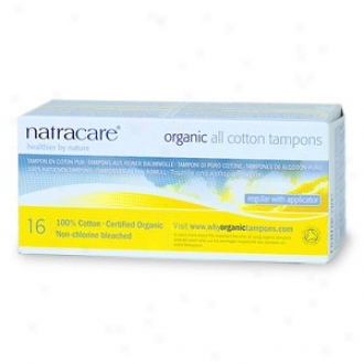Natrscare's Tampons Regular W/ Applicator Organic 16cnt