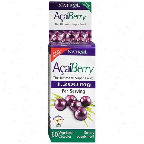 Natrol's Acaiberry The Ultimate Super Fruit 60vcaps