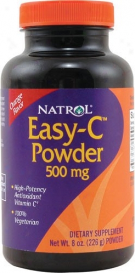 Natrol's Easy-c Powder Orange 500mg 8oz