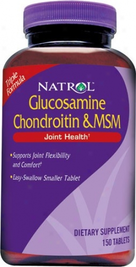 Natrol's Glucosamine Chondroitin & Msm 150tabs