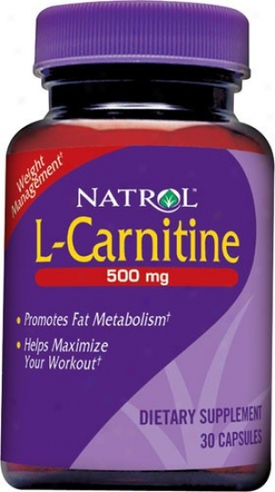 Natrol's L-carnitine 500mg 30caps