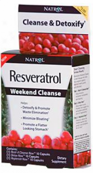 Natrol's Resveratrol Weekend Cleanse 30 Caps