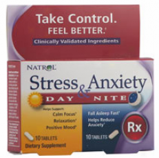 Natrol's Stress & Anxiety Day & Nite 10+10
