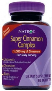 Natrol's Super Cinnamon Complex 60 Tabs