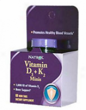 Natrol's Vitamin D3 1000 & K2 Minis