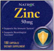 Natrol's Zinc 50mg 180 Caps